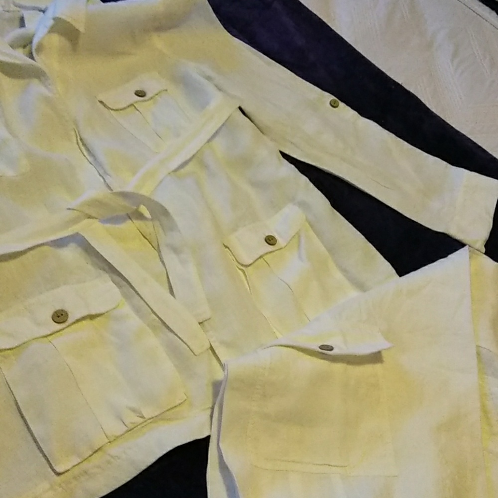 Linen suit